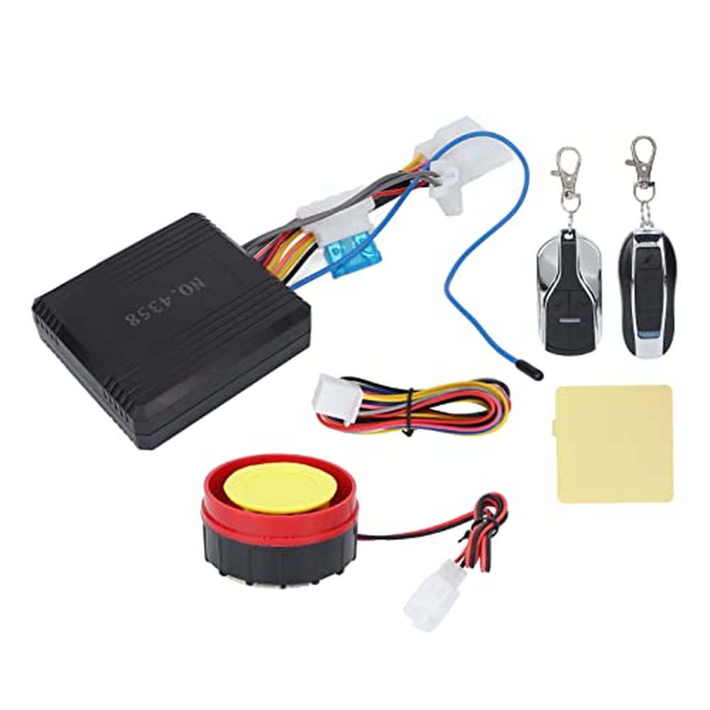 BOROCO Motorbike Anti-Theft Alarm Kit Jednosměrné dálkové ovládání Vodotěsné Univerzální 12V